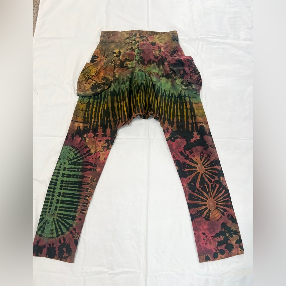 Tie dye Sarouel harlem pants